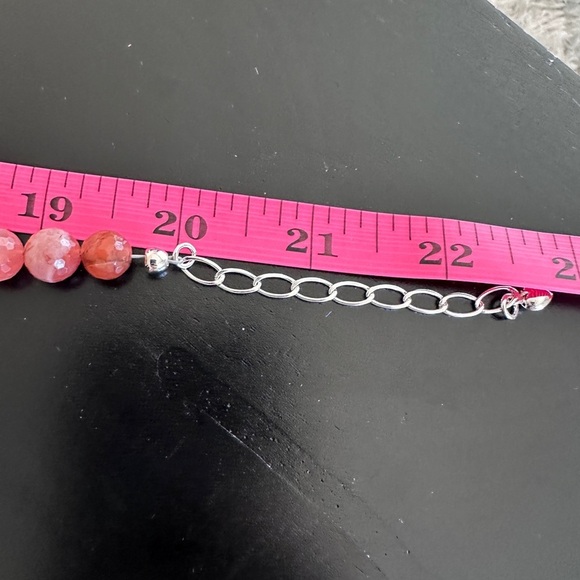 Hessonite faucet bead necklace by Mine Finds Jay King - Picture 7 of 11